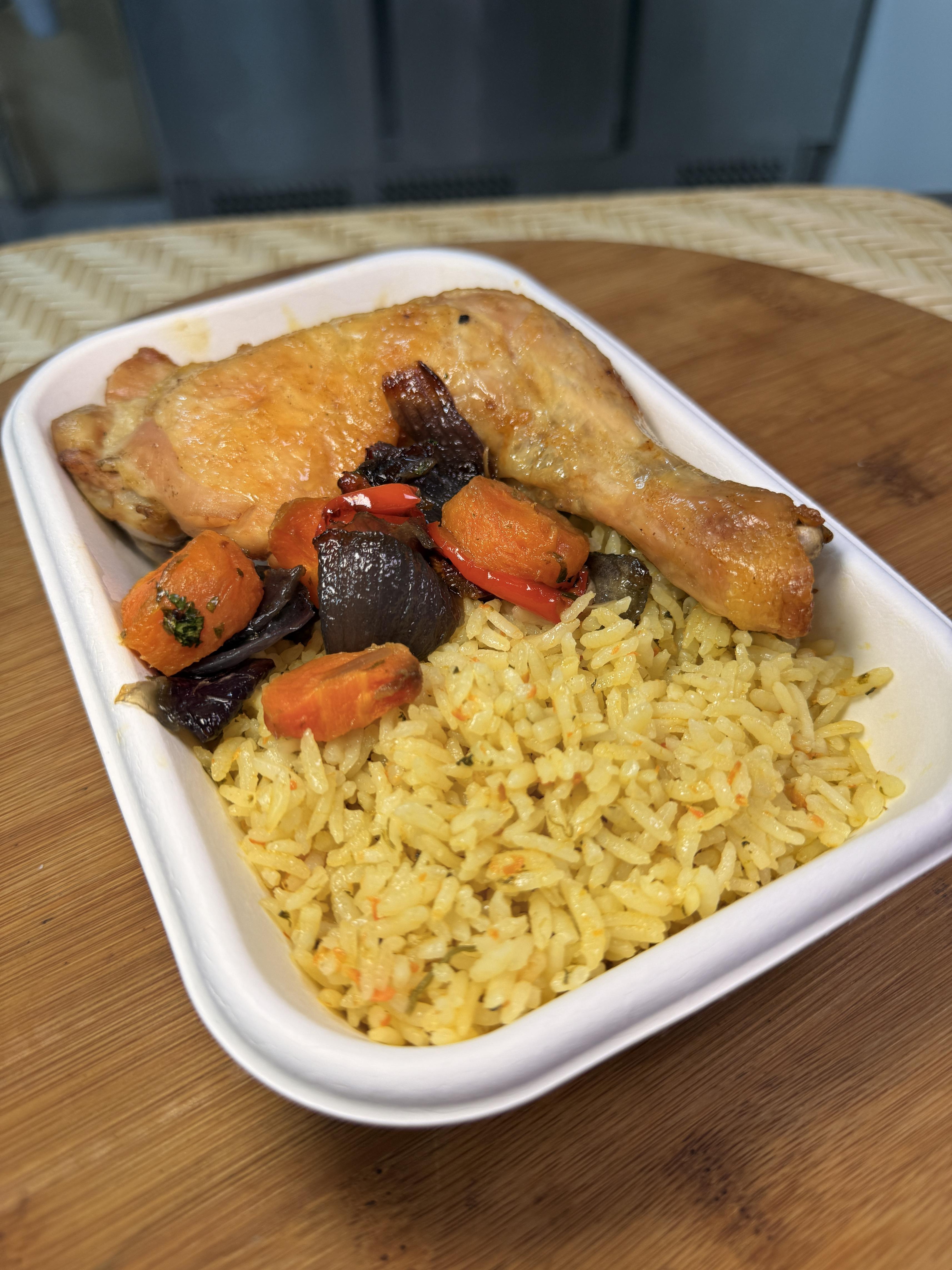Pollo con Verduras al Horno