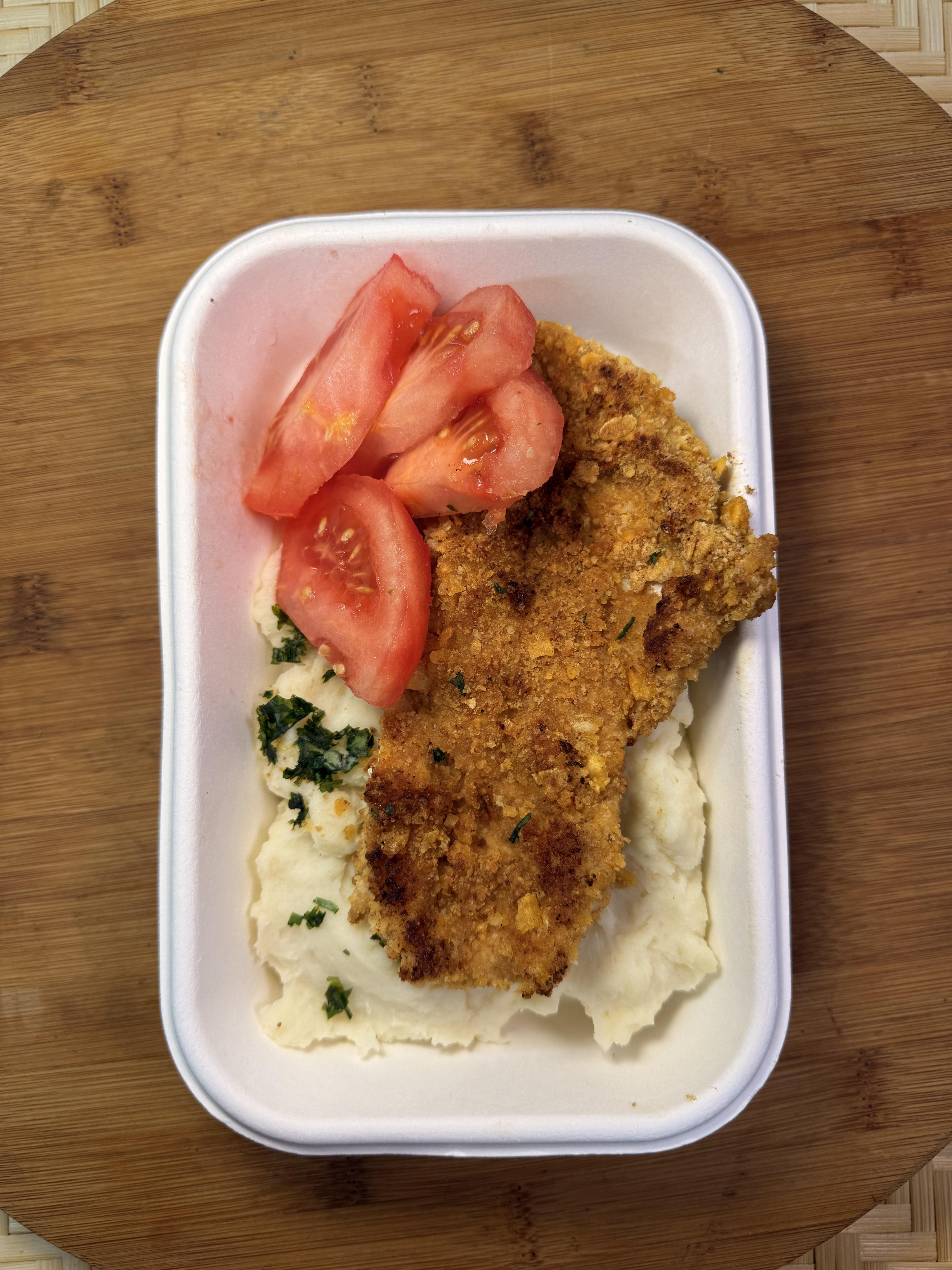 Milanesa con Puré